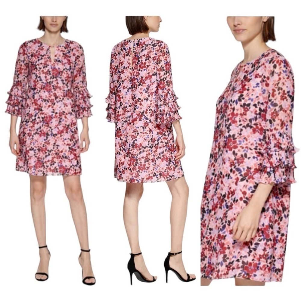 Vince Camuto
Tiered-Sleeve Floral Dress size 6